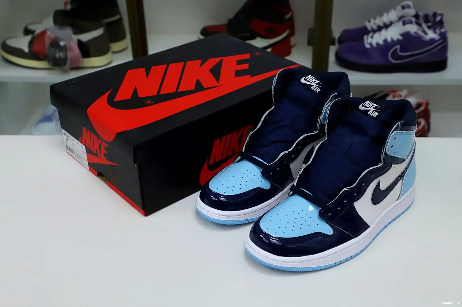 'BLUE CHILL' 1 Kimikick OG JORDAN WMNS RETRO AIR HIGH 0529